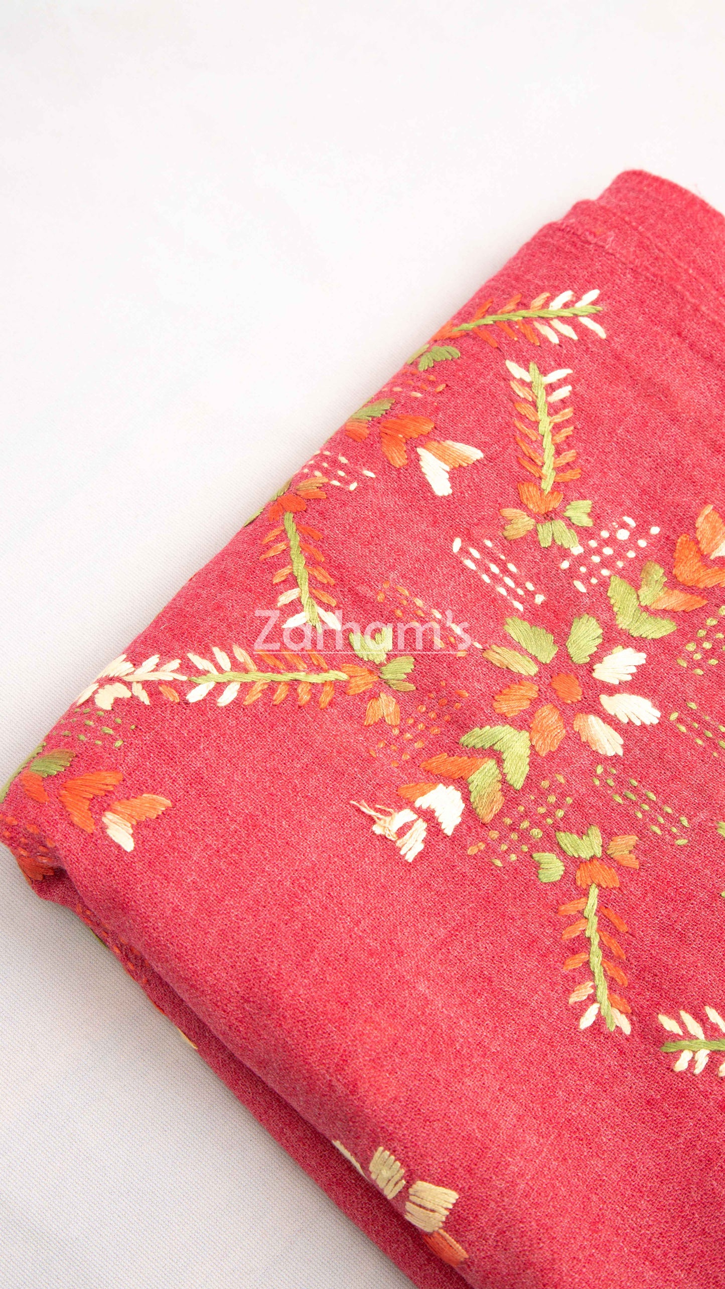 Handmade Premium quality Embroidered Pashmina Shawl