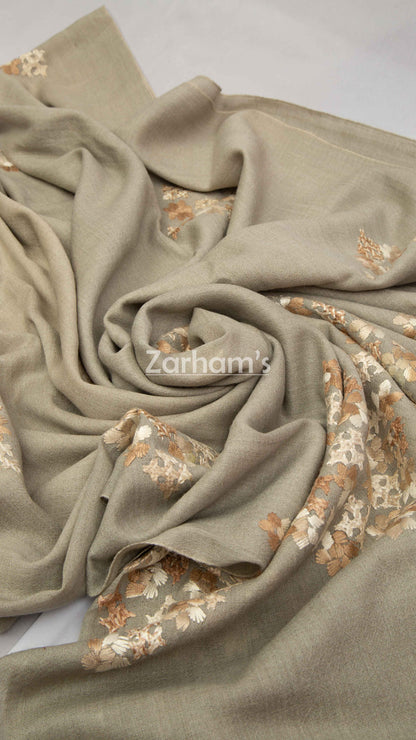 Handmade Premium quality Balochi Embroidery Himalayan Woolen Pashmina Shawl