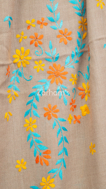 Handmade Premium quality hand embroidered Himalayan Pashmina  Woolen Shawl