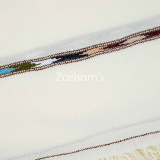 Pure Wool Premium quality handmade men's Off white Shawl