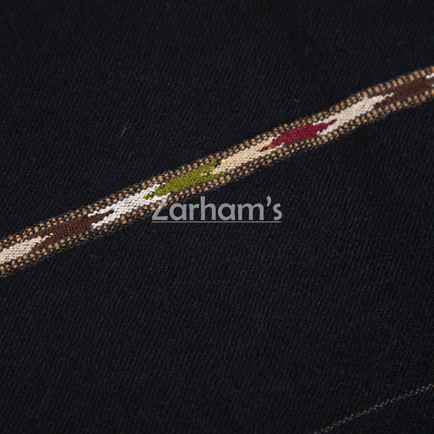 Pure Wool Premium quality handmade men's black Shawl