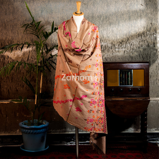 Hand Embroided Premium quality Pure Woolen Shawl for women